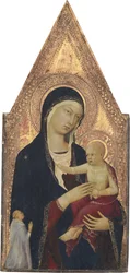 Madonna z Dzieciątkiem z Dawcą, 1325-30 (tempera na panelu)